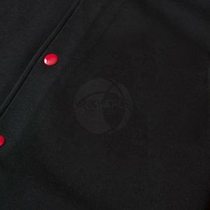 Haute qualité hommes Baseball Varsity veste personnalisé hiver Bomber manteau laine corps en cuir manches bon Letterman Design avant - Product Image 3