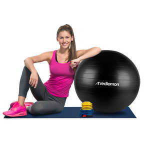 Ballon de gymnastique en PVC pour Pilates et yoga, ballon d'exercice de résistance statique avec logo personnalisé, respectueux de l'environnement, tailles 25 cm, 55 cm, 65 cm - Product Image 1