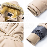 Veste d'hiver en toile respirante à capuche sur mesure pour hommes, best-seller en différentes couleurs