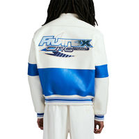 Jaket Bomber Kulit Sapi Slim Fit OEM Khusus Pria dengan Logo Depan, Tahan Angin, Bernapas, Harga Pabrik, Mewah, Vintage, Musim Dingin