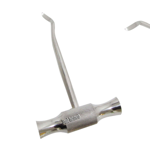 Juego de 4 elevadores de luxación, grandes y pequeños, curvos, grandes y pequeños, instrumento de eliminación de fragmentos de raíz recta, elevador de raíz de dientes - Product Image 3