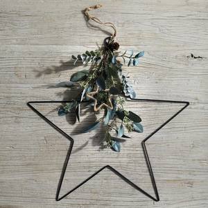 Adornos navideños colgantes en forma de estrella de hierro personalizados modernos al por mayor para decoraciones en/al aire libre - Product Image 6