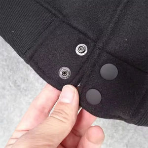 เสื้อแจ็กเก็ตทีมมหาวิทยาลัยสำหรับผู้ชายแขนหนังขนสัตว์แบบกำหนดเองผลิตโดยองค์กร - Product Image 6