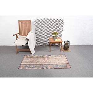 Vintage Classic <b>Red</b> <b>Wool</b> Patchwork Rug 9x12 Rectangle Hallway Abstract Pattern 10mm Thick Latex Backing for Entryway Bedside - Product Image 3