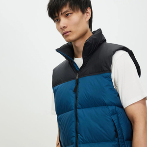 Último personalizado de alta calidad logotipo personalizado hombres Casual ecológico ligero sin mangas invierno cálido chaleco acolchado 2025 - Product Image 4
