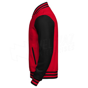 Veste universitaire pour homme de haute qualité, fermeture à boutons, en laine, grande taille, hiver, style streetwear, col montant, veste de style Letterman - Product Image 4