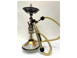 Calidad superior de lujo Farida pequeña Mini gema profunda grabada a mano de latón macizo Hookahs diseño tradicional egipcio laca personalizada - Product Image 2