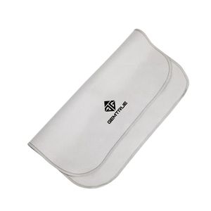 Paño de Pulido para Piedras Preciosas Sueltas, con Logotipo Personalizable, Lavable, Herramienta de Limpieza de Joyería, Color Gris - Product Image 4