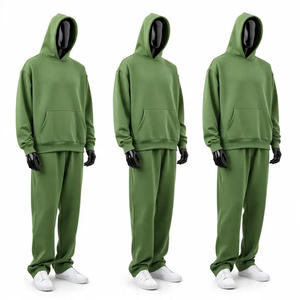 Conjunto Deportivo Personalizado para Hombre, Sudadera con Capucha y Pantalones Deportivos con Logotipo Personalizado, Conjunto de Dos Piezas de Felpa para Primavera y Otoño - Product Image 5