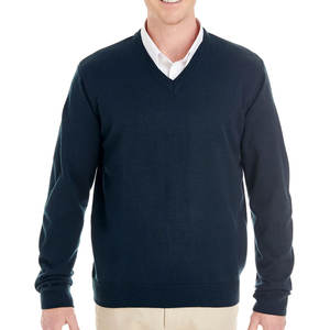 Veste pull en molleton sans doublure à col en V pour homme, avec poches, coupe ample, respirante, coupe-vent, écologique, longue veste d'hiver - Product Image 4