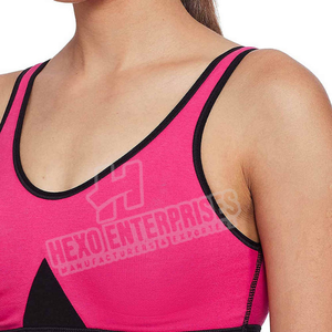 Soutien-gorge de sport serré Scrunch de conception personnalisée pour soutien-gorge de sport pour femmes en tissu Spandex matériau intérieur confortable - Product Image 3