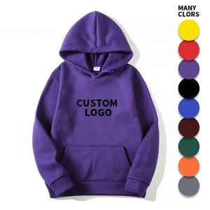 Sudaderas con capucha de alta calidad para hombre, 100% algodón personalizado Puff impresión Logo invierno peso pesado Sudadera con capucha de gran tamaño para hombres Puff estampado - Product Image 1
