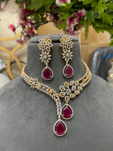 Luxury CZ Necklace <b>Set</b> <b>for</b> <b>Women</b> Premium Wedding, Bridal & Party Wear <b>Jewelry</b> Diamond <b>Set</b> <b>for</b> Special Occasions & Gifting - Product Image 2
