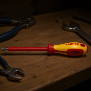 Knipex VDE Burnished Nut Driver with <b>Screwdriver</b> Handle - Product Image 3