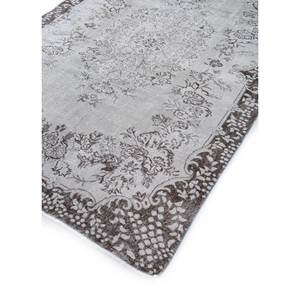 Tapis en laine noués à la main, gris et noir, à motifs floraux abstraits, pour salon ou couloir, pour adolescents - Pae-2178 - Product Image 2