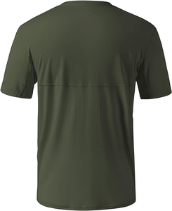 Camiseta de pesca con protección solar UPF para hombre, camiseta UV de manga corta de Bangladesh - Product Image 6