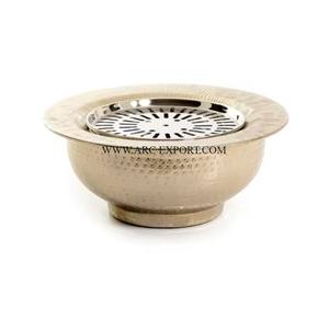 Chauffage Dallah de cuisine décoratif de table en or poli au design unique Théière en métal de haute qualité Chauffage Dallah Fournisseur en gros - Product Image 1