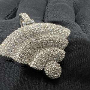 Colgante Personalizado de Moissanita VVS D, Plata de Ley 925, Oro, Estilo Hip Hop, Colgantes Finos, Dijes para Fiestas, Probador de Diamantes - Product Image 2