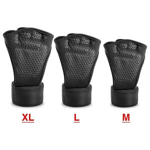 Guantes de Fitness para ejercicio de levantamiento de pesas de gimnasio de alta calidad para deportes al aire libre aplicables hechos de cuero - Product Image 6