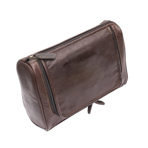 Vintage Leather Toiletry Bag for <b>Men</b> - Product Image 1