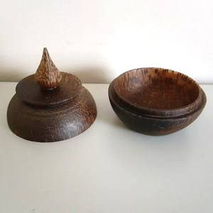 Juego de botes de coco para Decoración de cocina, suministro de fábrica, tarro de madera de coco, productos para el hogar - Product Image 6