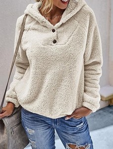 Women's Ultra-Soft <b>Sherpa</b> Fleece Vest Casual Sportswear Breathable Cashmere Woolen <b>Fabric</b> Vintage Waistcoat Windproof for Winter - Product Image 4