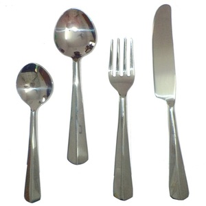 Couverts traditionnels en argent Offre Spéciale acier inoxydable titane poignée en argent ensemble de couverts sûrs et sains pour un usage quotidien - Product Image 3