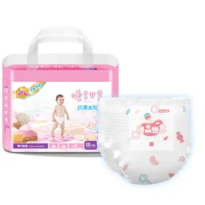 Pampered Wholesale Diapers Baby Pants Fine Cotton Grade 1A Panties Private Label Natural Disposable Baby Diaper Pants