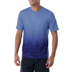 T-shirts de pêche de couleur unie au design personnalisé en gros - Product Image 5