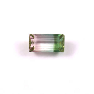 Qualité AAA 0.75 Ct Tourmaline bicolore Baguette Pierre naturelle en vrac pour la fabrication de bijoux - Product Image 1
