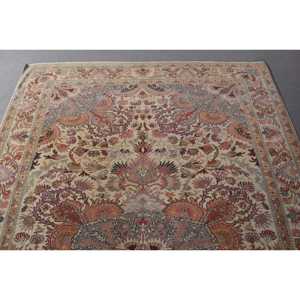 Vintage 0.5x9.9 ft Rug, <b>Runner</b> Turkish Rug, <b>Red</b> Gray Animal Print Wool Rug - Product Image 4