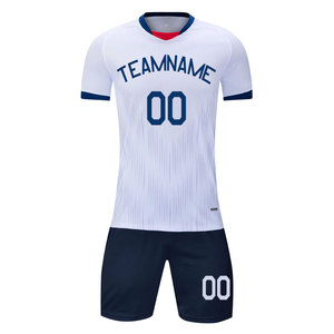 Nuevo 100% poliéster secado rápido fútbol diseños personalizados y logotipos equipo de entrenamiento sublimación fútbol completo conjuntos de uniformes de fútbol - Product Image 2
