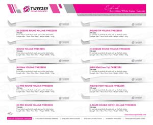 Pince à épiler colorée la plus populaire meilleure vente pince à cils d'isolement réduire la fatigue des mains pour un usage professionnel - Product Image 6