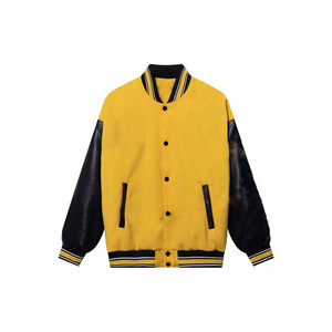 Varsity Chaquetas, Chaquetas Turn Shoulder Oversized Baseball College Jacket Pakistan Retro CollegeBaseballjacket para hombres - Product Image 1