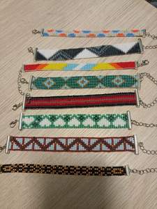 Pulsera de corazón para hombre Pulsera de cuentas coloridas de moda Pulseras de joyería de cuentas de semillas de Amistad tejidas - Product Image 2