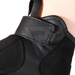 Gants de moto légers en cuir véritable Protection renforcée Compatibilité de l'écran tactile Étanche Unisexe Adultes - Product Image 6