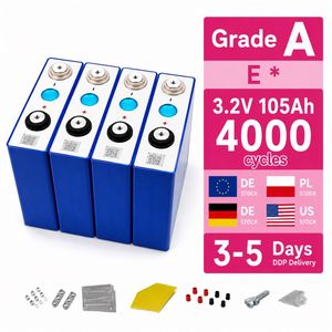 105Ah LiFePO4 Batterij LF105 Graad A 3.2V Prismatische Cel 100Ah/105Ah Lithium IJzer Fosfaat Batterij voor Energieopslagsysteem - Product Image 1