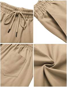 Beachwear <b>Elastic</b> Waist Breathable Comfortable Daily Loose Street Style Front Casual Short with <b>Elastic</b> Drawstring Waistband - Product Image 3