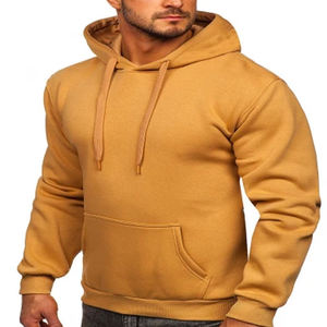 Sweat-shirt à capuche surdimensionné en molleton français 100% coton de haute qualité, personnalisé, avec broderie et impression en relief pour hommes - Product Image 3