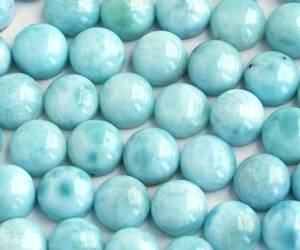 Cabujón de piedras preciosas sueltas pulidas de Larimar Natural de calidad de exportación para uso en joyería en tamaños personalizados disponibles para exportación - Product Image 4
