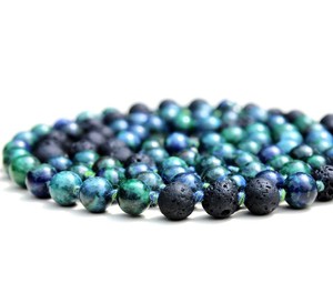 Excelente Pulsera de Yoga, Joyería de Crisocola, 108 Cuentas de Mala Anudadas, 6mm, Hechas a Mano, Estilo Bohemio Indio, Collares de Tercer Grado de Perlas - Product Image 5