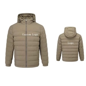 Chaqueta Acolchada con Capucha para Hombre, al por Mayor, Ligera, Estilo Urbano, con Logotipo Personalizado, Nuevo Diseño - Product Image 2