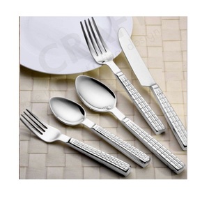 Customized Design Spoon <b>Knife</b> and Fork for Kitchenware Dinnerware Spoon Silver Color Customized Cutlery Flatware - Product Image 1