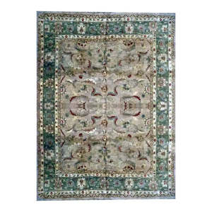 มือถักหนึ่งในพรม peshwar และ Khotan 10 'x 7'1 Pes_Kho_319 - Product Image 1