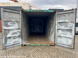 Grand conteneur de stockage en métal avec unité de ventilation de toit et composant Blue Box - Product Image 5