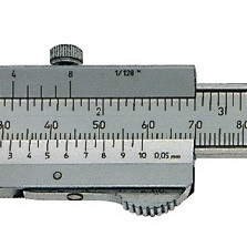 HELIOS PREISSER 150 mm DUO-FIX Calibre de poche avec vis de verrouillage et verrouillage de couple carré DIN 862 Ruban à mesurer - Product Image 3