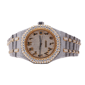 Haute Qualité À La Main VVS Moissanite Diamant Mouvement Automatique Mécanique Glacé Mâle Femelle De Luxe En Acier Inoxydable Montres - Product Image 2