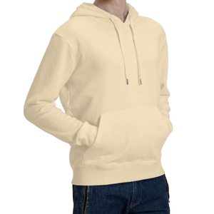 Custom Men Basics Cotton Blended Blanks 300 GSM 100% Sudadera con capucha de algodón de talla grande personalizada para hombres Drop Shoulder Pullover Sudadera con capucha para hombres - Product Image 2