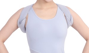 Correcteur de posture portable réglable, respirant, léger, en polyester et coton, soutien dorsal orthopédique pour assis, attelle d'épaule - Product Image 2