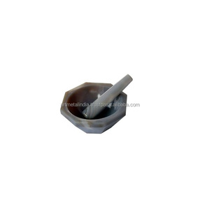 Mortero hecho a mano, mortero y Mazo de nuevo aspecto, precio al por mayor - Product Image 2